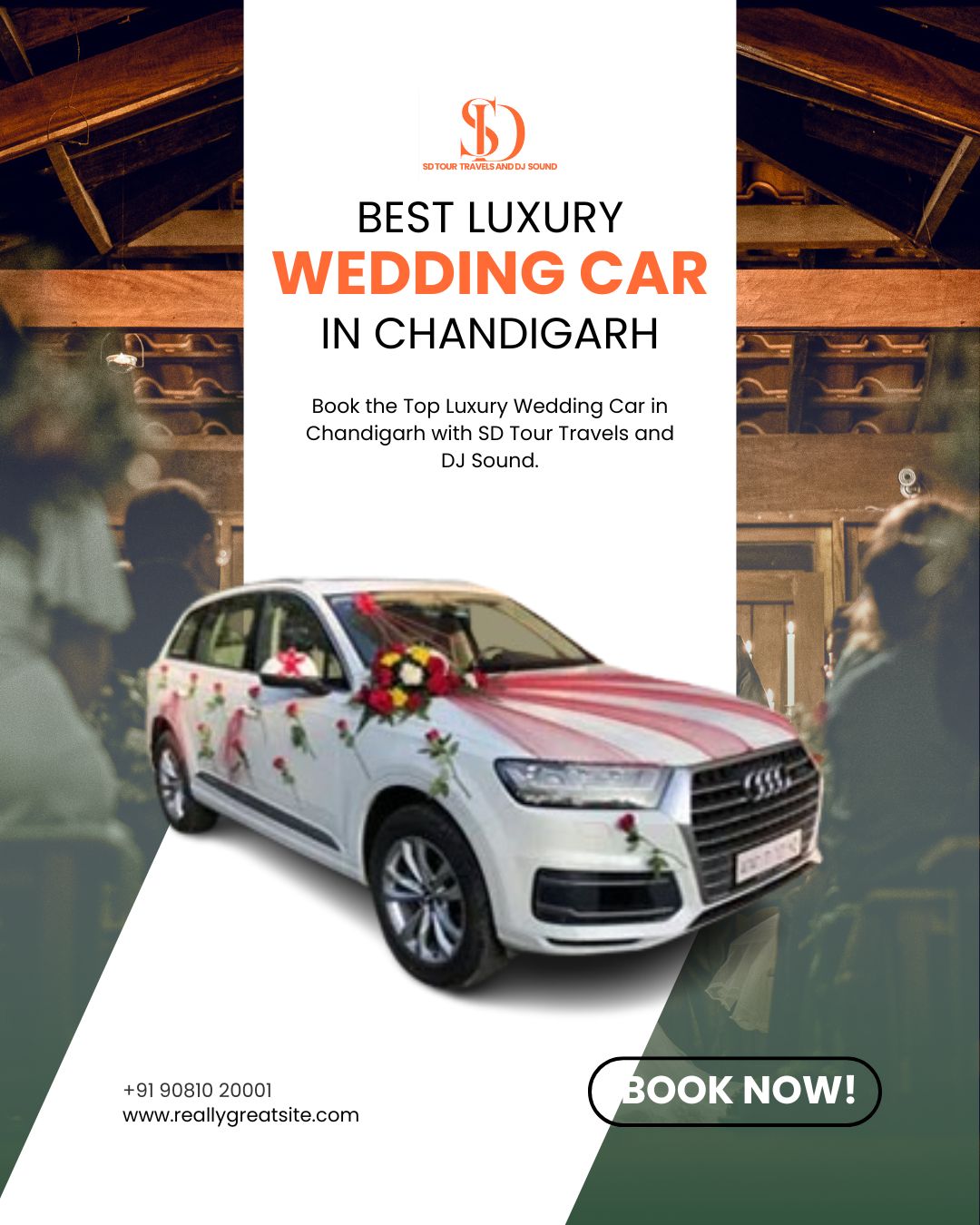 Book the Top Luxury Wedding Car in Chandigarh